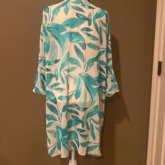 Cato Tropical Print Kimono Size Large - Picture 5 of 9